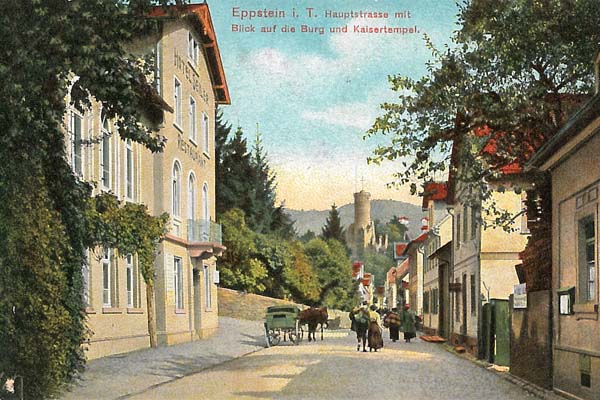 die Eppsteiner Hauptstraße von 1905