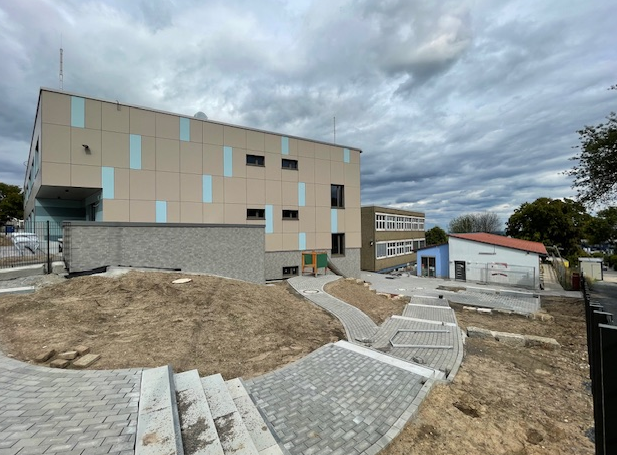Arbeiten an der Außenanlage