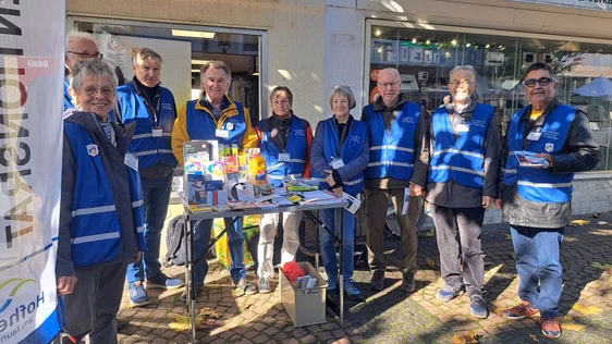 Präventionsrat Rückblicke - Hofheimer Gallusmarkt mit Informationen der Sicherheitsberater für Senioren 2025