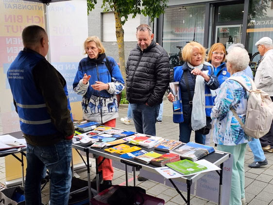 Präventionsrat Rückblick - Senioren-Sicherheitsberatung und Fahrradcodierung beim Kelkheimer Stadtfest