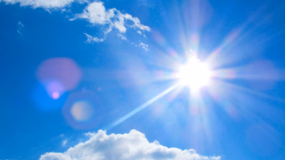 Ein Foto der Sonne