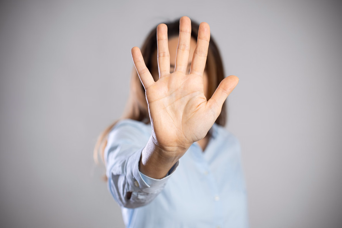 Hand einer Frau