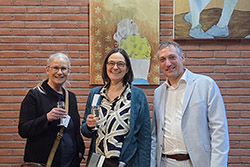 Gruppenfoto mit drei Personen