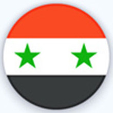 die syrische Flagge.