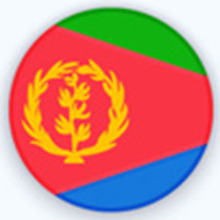 die Flagge von Eritrea.