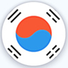 die süpdkoreanische Flagge.