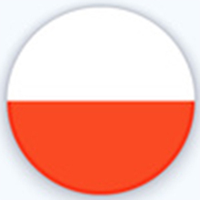die polnische Landesflagge