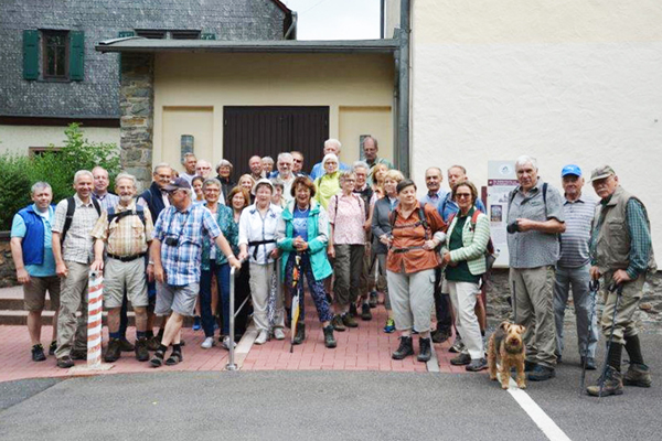 Gruppenfoto der Wandergruppe