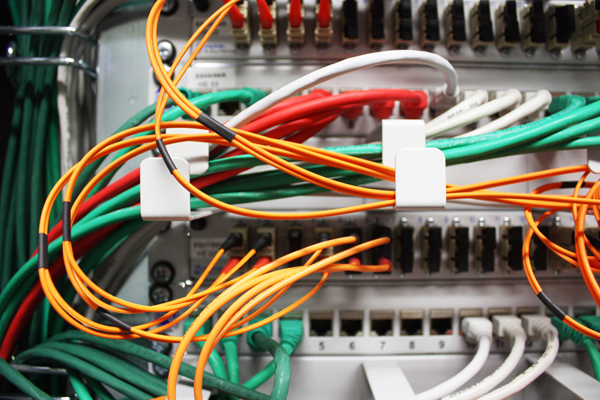 viele Kabel und Stecker in verschiedenen Farben und Formen
