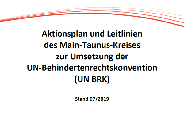 Titelseite des Aktionsplans zur Umsetzung der UN-Behindertenrechtskonvention