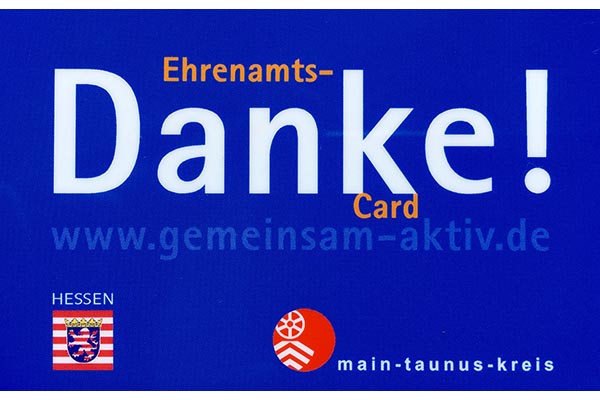 Ehrenamts-Card des Main-Taunus-Kreises