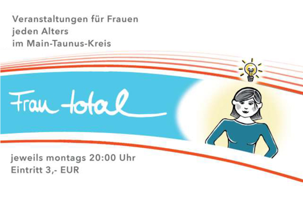Ausschnitt der Titelseite der Broschüre Frau total - Programm 2. Halbjahr 2019