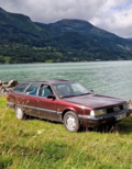 Roter Kombie parkt vor einem See | Copyright: Teilnehmer Roter Kombie parkt vor einem See