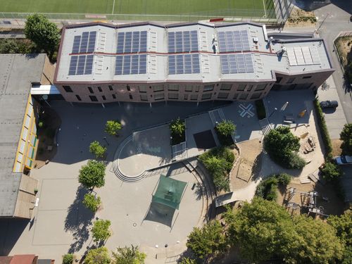 Photovoltaikanlage auf der Grundschule Südwest in Eschborn