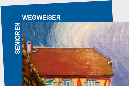 einen Ausschnitt des Titelbilds vom Seniorenwegweiser 2024
