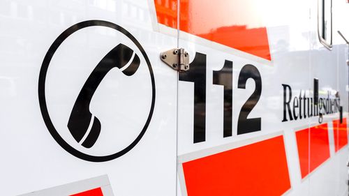 Ein Rettungswagen  